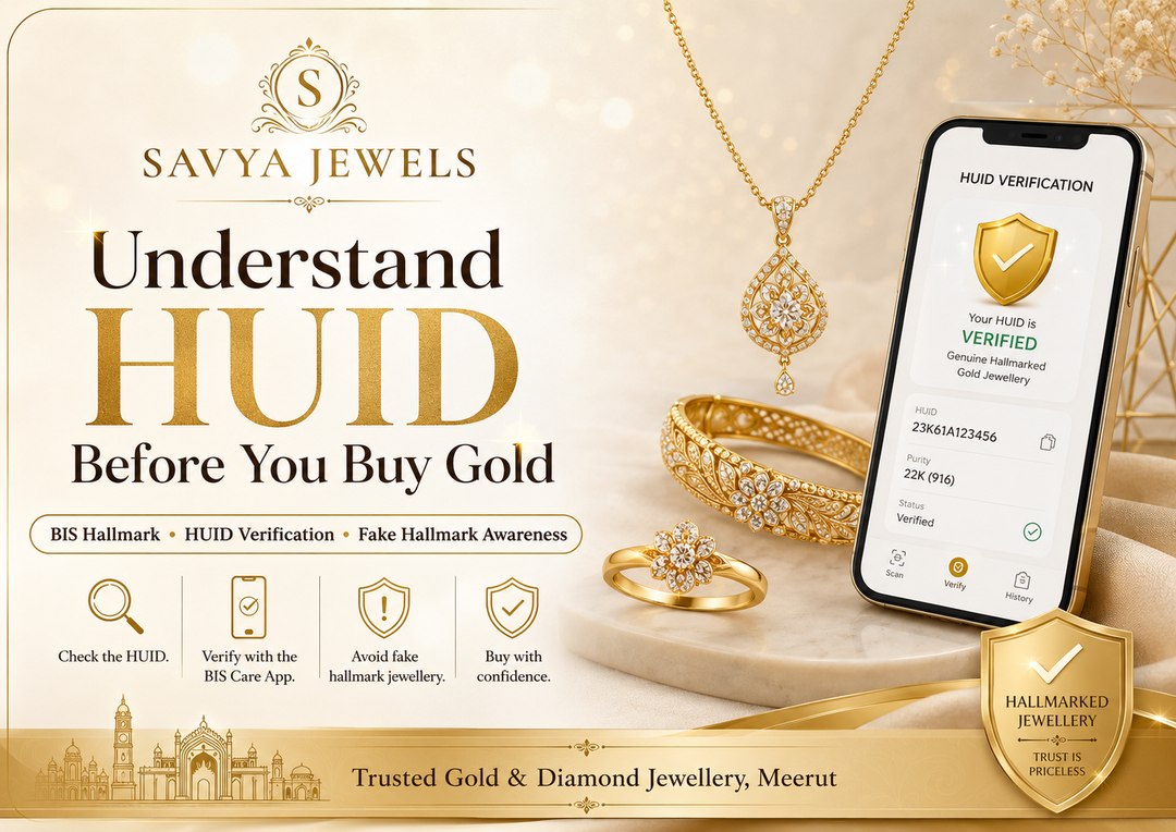 HUID Hallmark Jewellery: How to Identify Genuine Gold Jewellery and Avoid Fake Hallmarks