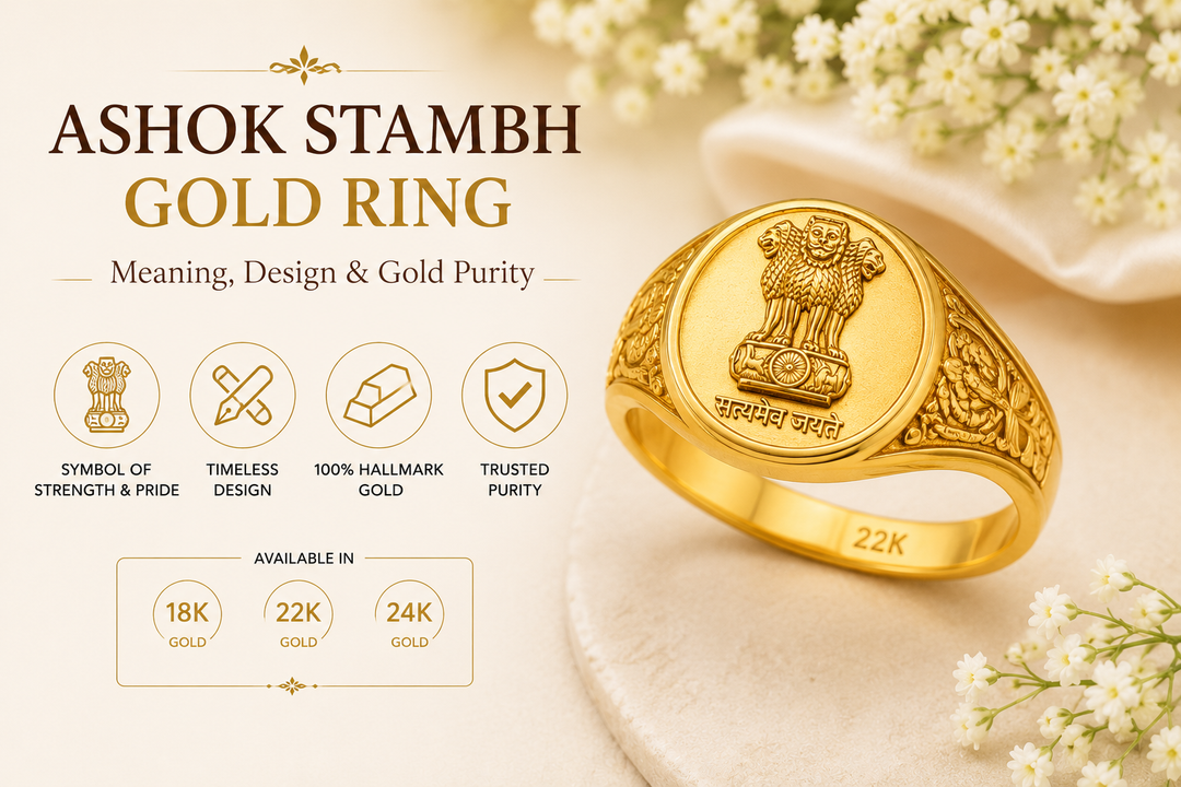 Ashok Stambh Gold Ring – Meaning, Design & Gold Purity