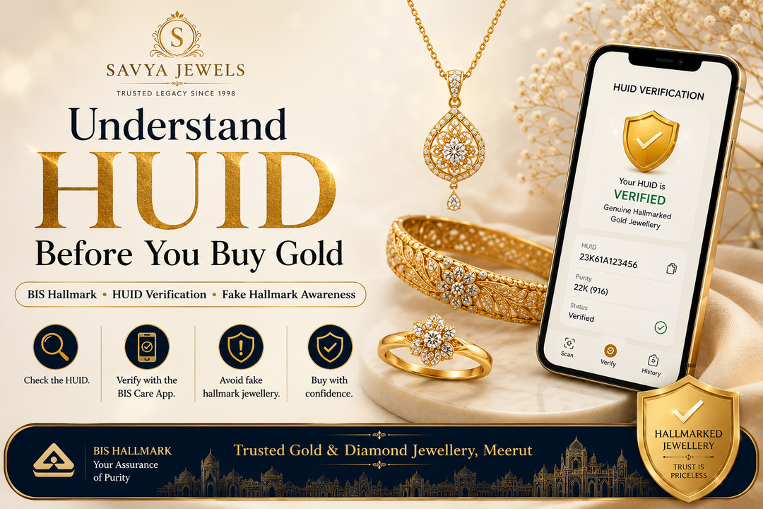 HUID Hallmark Jewellery: How to Identify Genuine Gold Jewellery and Avoid Fake Hallmarks