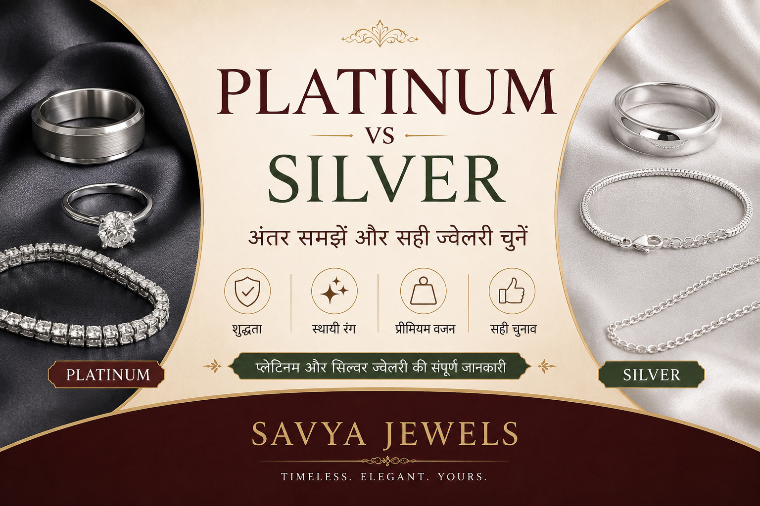 Platinum Jewellery vs Silver Jewellery: What Is the Major Difference?
