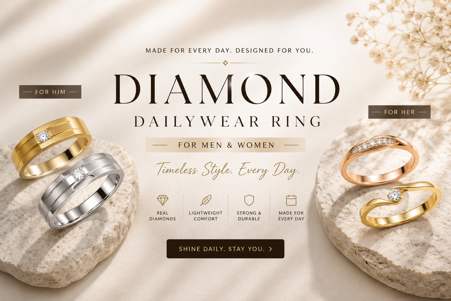 Diamond - Dailywear Rings