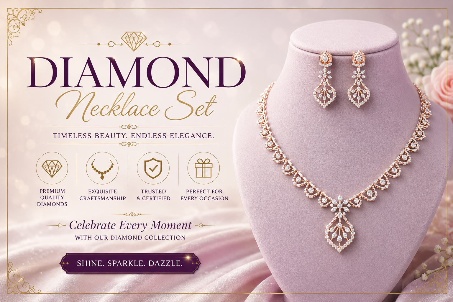Diamond - Necklace Set