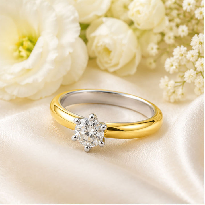 Diamond Solitaire Ring 0.41 Ct | 14Kt Gold | IGI Certified