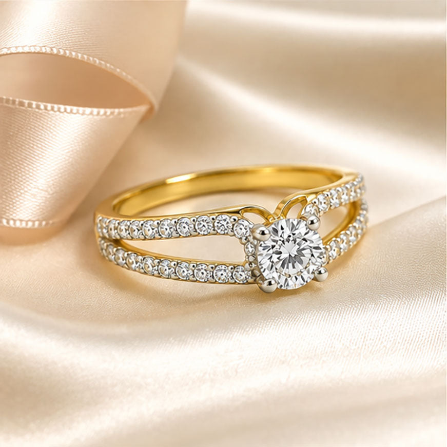 Diamond Solitaire Ring in 18Kt Gold | 0.71 Ct | IGI Certified