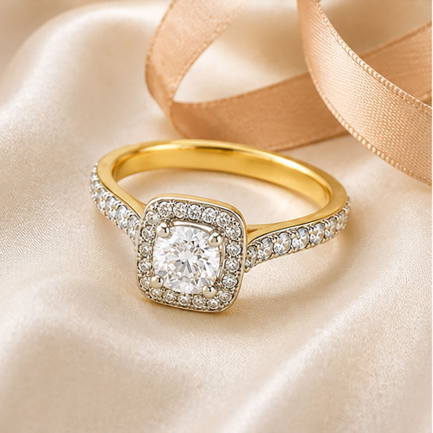 Diamond Solitaire Ring in 18Kt Gold | 0.63 Ct | IGI Certified