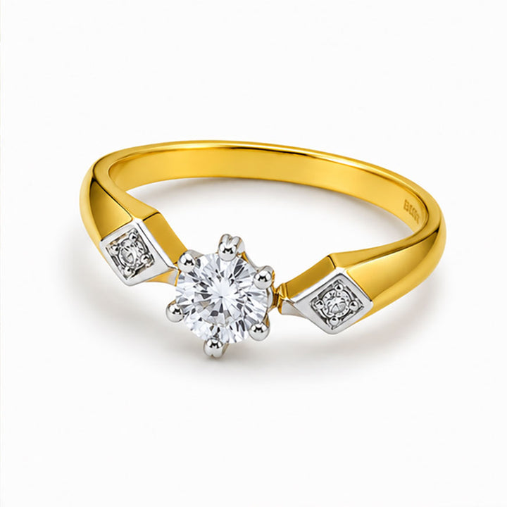 Diamond Solitaire Ring 0.58 Ct | 18Kt Gold | IGI Certified