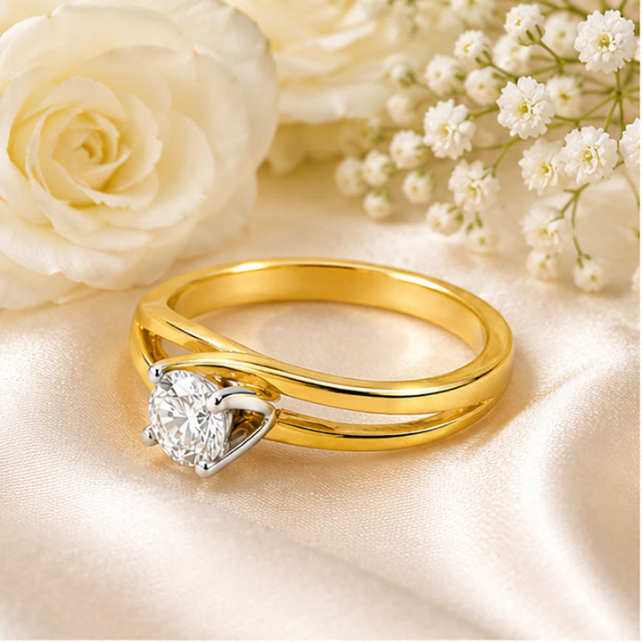 Diamond Solitaire Ring 0.51 Ct | 18Kt Gold | IGI Certified