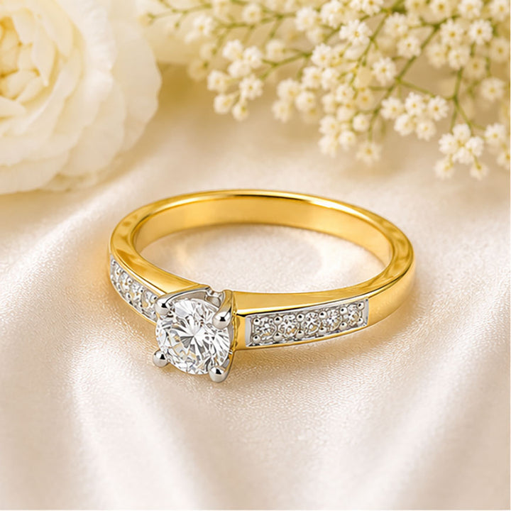 Diamond Solitaire Ring 0.46 Ct | 18Kt Gold | IGI Certified