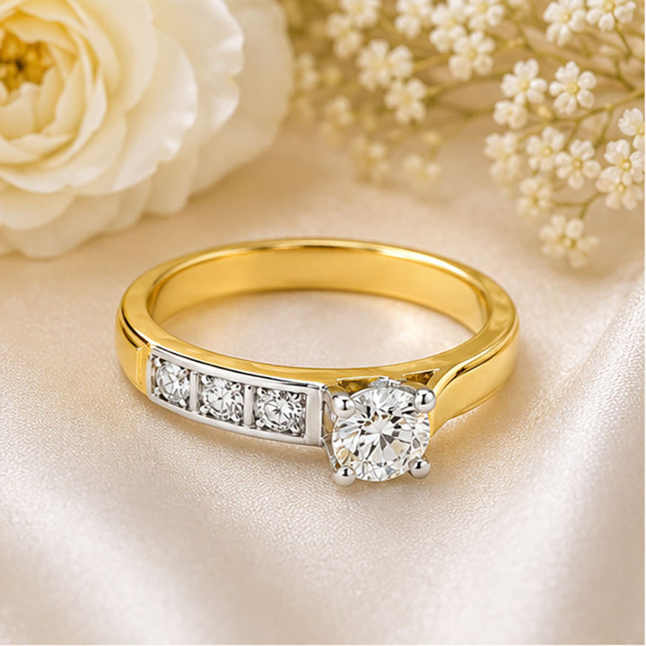 Diamond Solitaire Ring 0.45 Ct | 18Kt Gold | IGI Certified