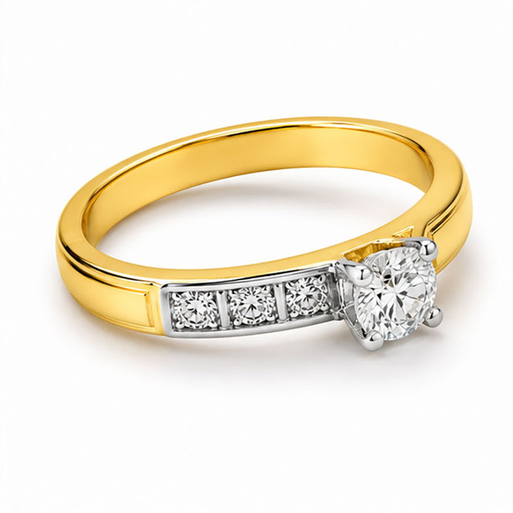 Diamond Solitaire Ring 0.45 Ct | 18Kt Gold | IGI Certified