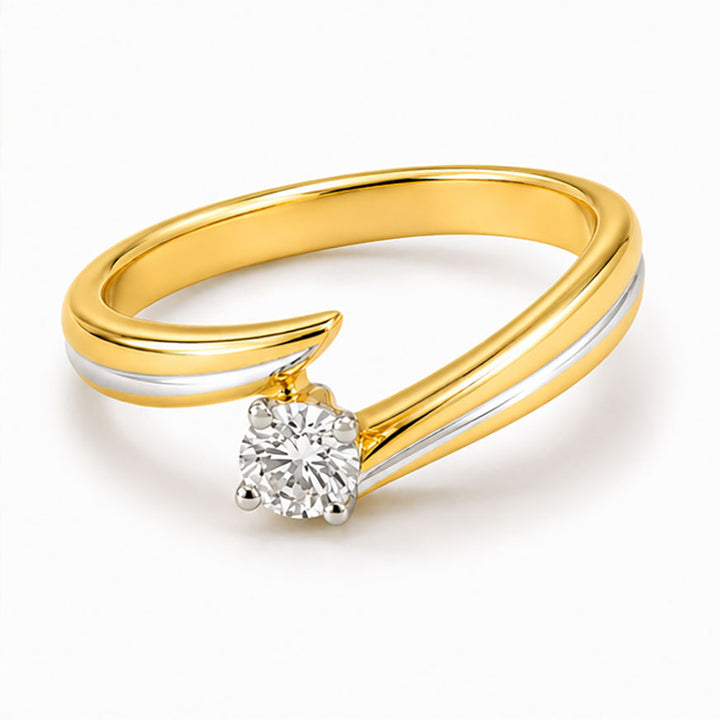 Diamond Solitaire Ring 0.33 Ct | 18Kt Gold | IGI Certified