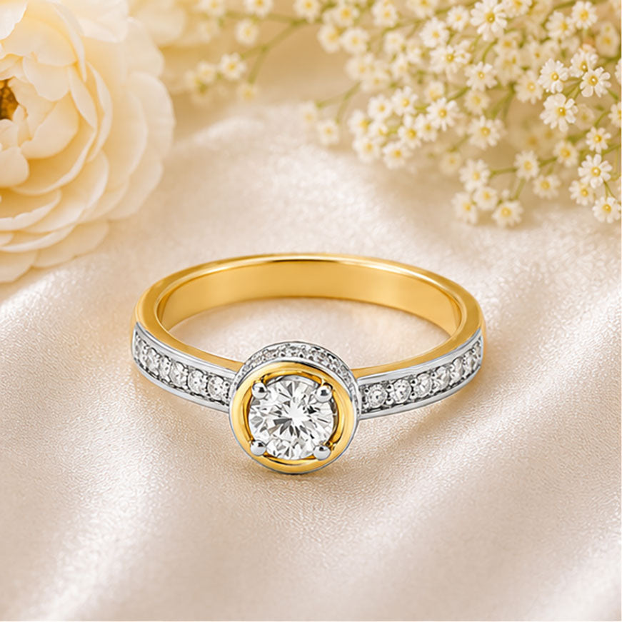 Diamond Solitaire Ring 0.64 Ct | 18Kt Gold | IGI Certified