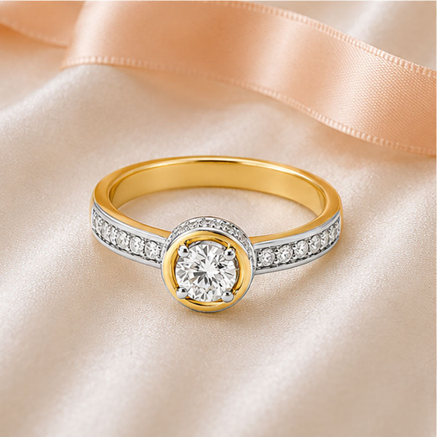 Diamond Solitaire Ring 0.64 Ct | 18Kt Gold | IGI Certified
