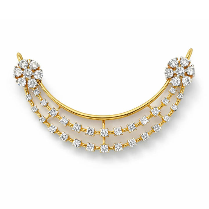 Best Heritage Chand Diamond Tanmaniya Pendant in Meerut | Savya Jewels