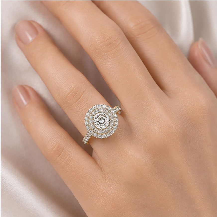 Diamond Solitaire Ring 0.94 Ct | 18Kt Gold | IGI Certified