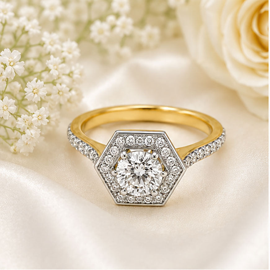 Diamond Solitaire Ring in 18Kt Gold | 0.92 Ct IGI Certified