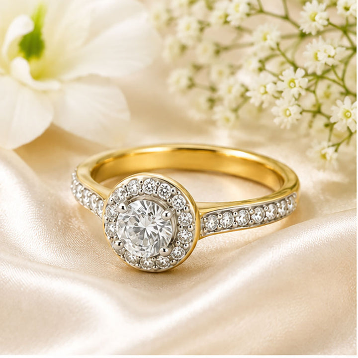 Diamond Solitaire Ring 0.84 Ct | 18Kt Gold