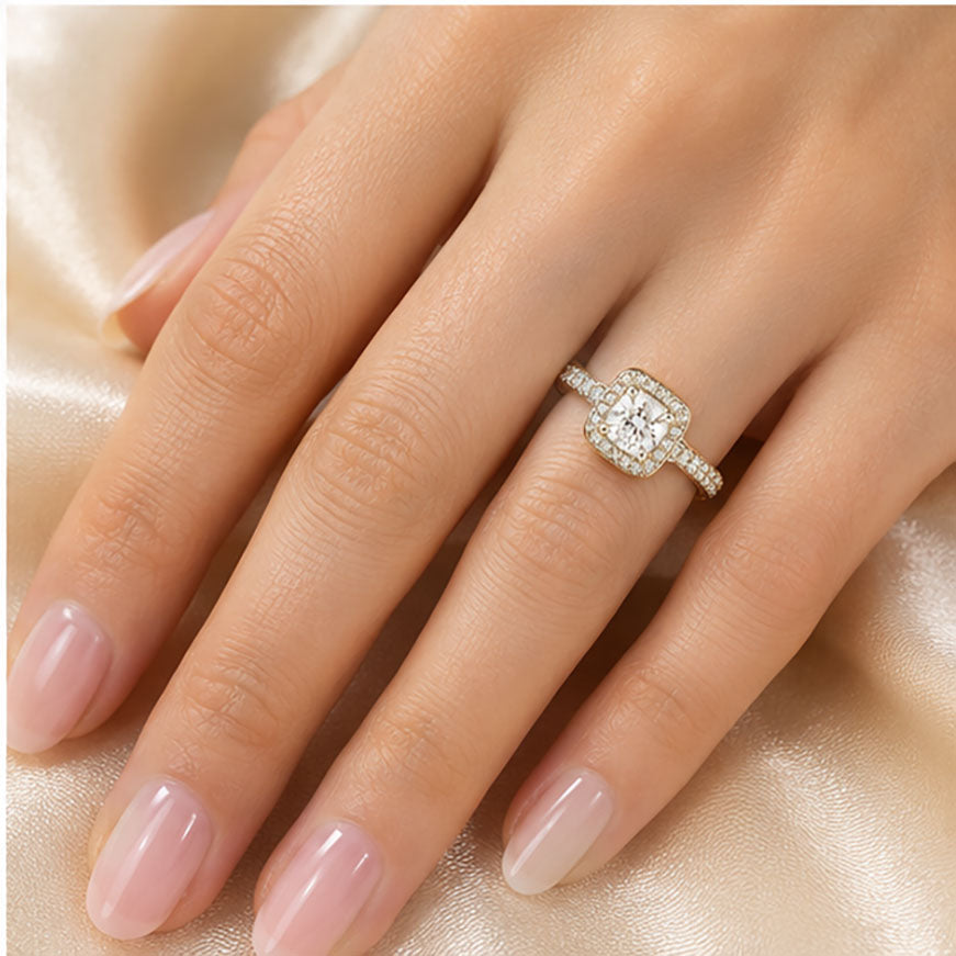 Diamond Solitaire Ring in 18Kt Gold | 0.63 Ct | IGI Certified