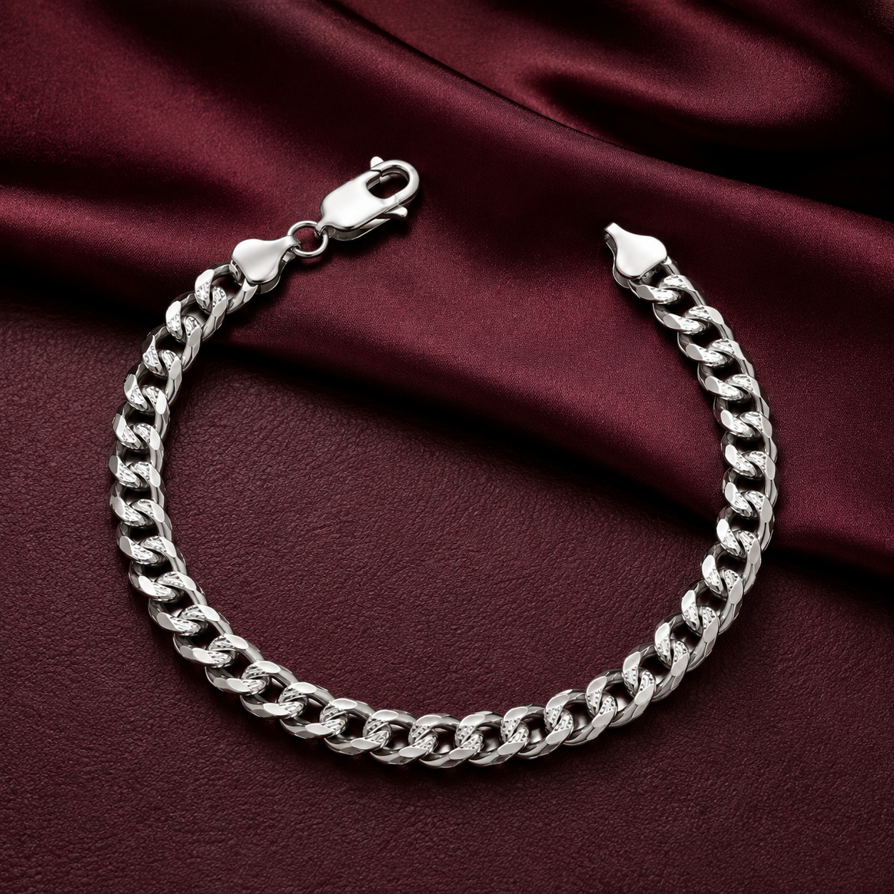 Platinum Men's Chain Bracelet | GIA Certified | Pt950 | Savya Jewels