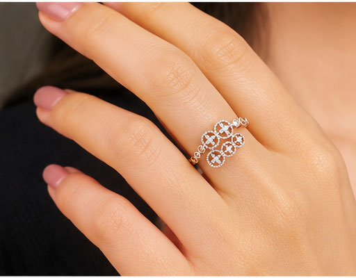 Diamond Dailywear Ring in 14Kt Gold | 0.26 Ct