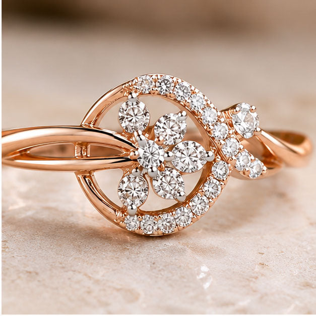 Diamond Dailywear Ring in 14Kt Gold | 0.15 Ct