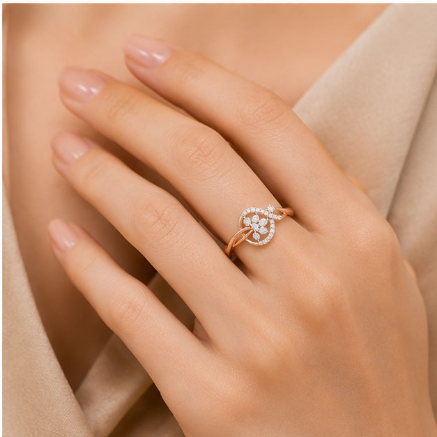 Diamond Dailywear Ring in 14Kt Gold | 0.15 Ct