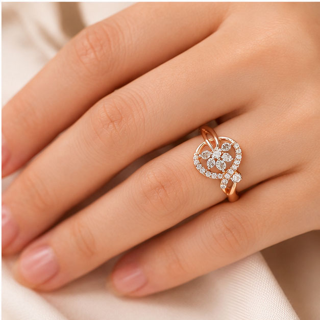 Diamond Dailywear Ring in 14Kt Gold | 0.15 Ct