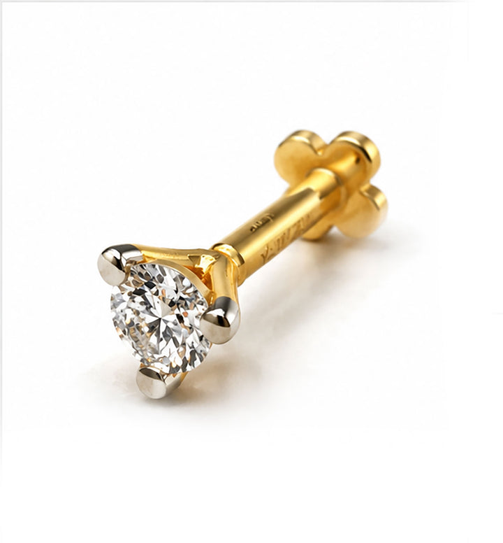 Diamond Nose Pin | Gold & Diamond Nose Pin | Savya Jewels