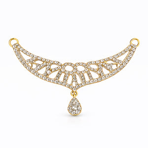 Vintage Lace Diamond Tanmaniya Pendant | Savya Jewels | 18-kt-gold