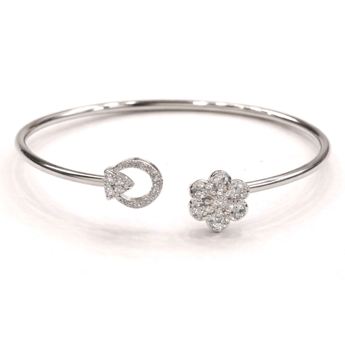 Best Diamond Moonkiss Blossom Open Cuff in Meerut | Savya Jewels