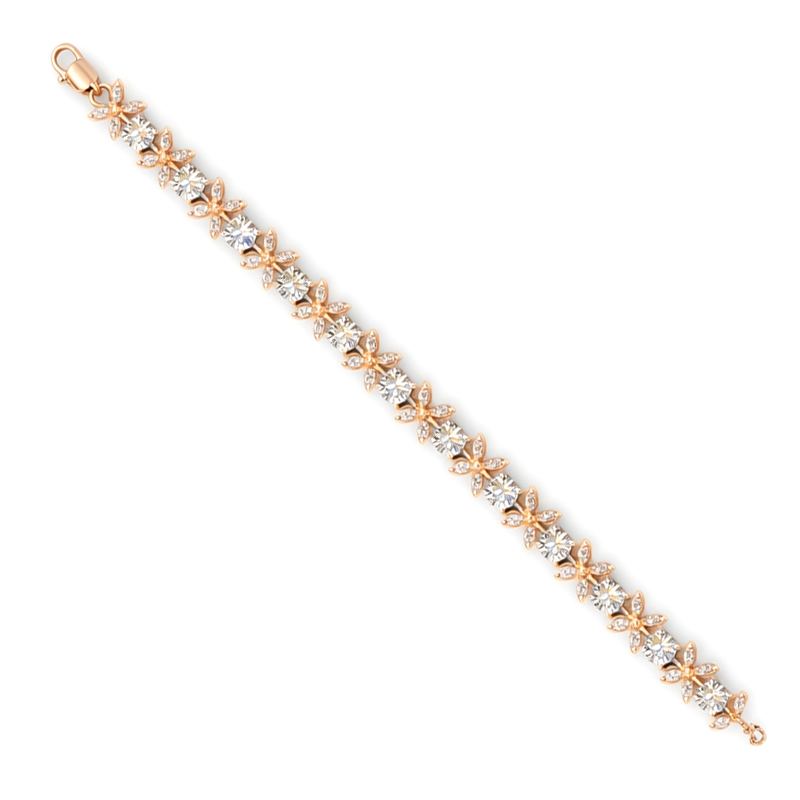 Best Grand Sparkle Diamond Chain Bracelet in Meerut | Savya Jewels