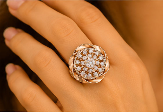 Diamond Dailywear Ring in 14Kt Gold | 0.81 Ct