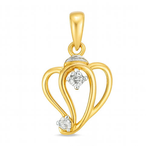 Ganpati Diamond Pendant – Blessings & Prosperity | Savya Jewels | 18-kt-gold
