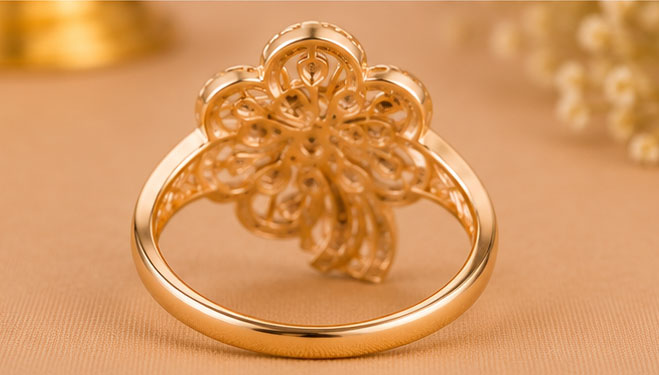 Diamond Dailywear Ring in 14Kt Gold | 0.74 Ct