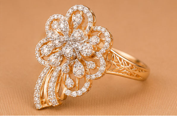 Diamond Dailywear Ring in 14Kt Gold | 0.74 Ct