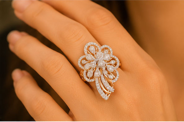 Diamond Dailywear Ring in 14Kt Gold | 0.74 Ct
