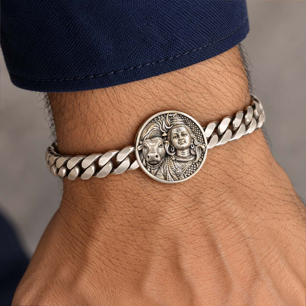 17.250 g 925 Sterling Silver Bracelet for Men - Savya Jewels