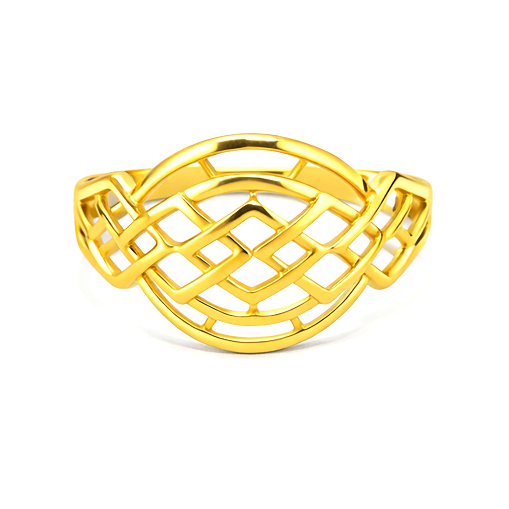 Elegant Gold Ring in 22Kt