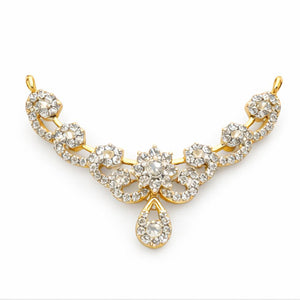 Best Luxury Pavé Double Kunda Diamond Tanmaniya Pendant in Meerut | Savya Jewels