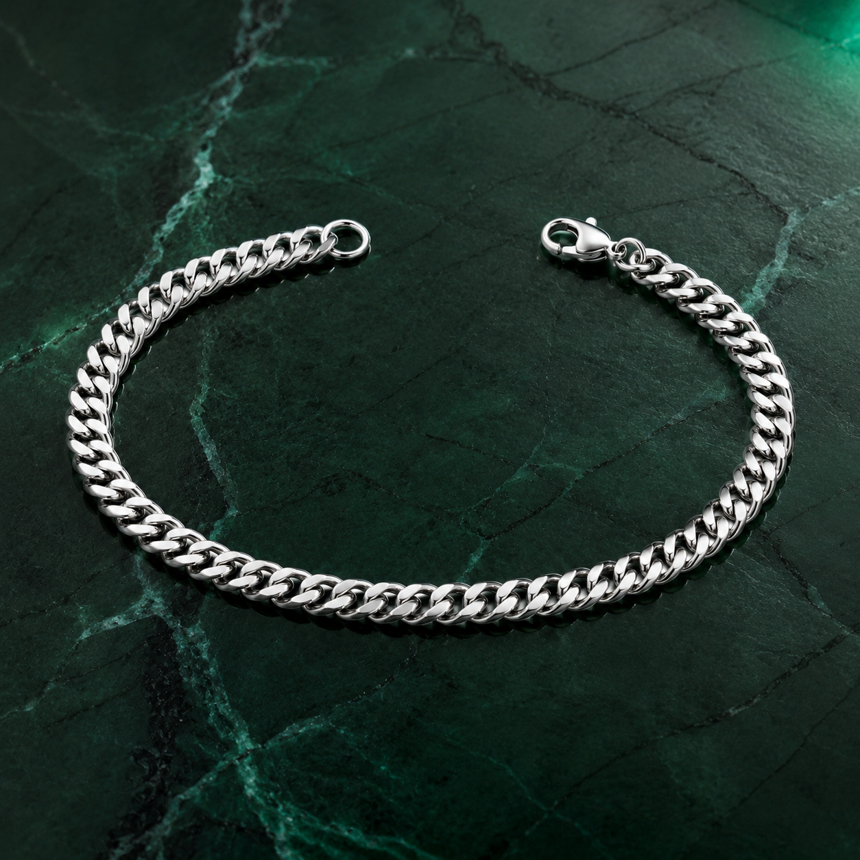 Platinum Men's Chain Bracelet | GIA Certified | Pt950 9.23g | Savya Jewels