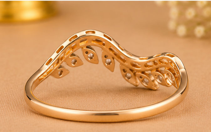 Minimal Diamond Ring in 14Kt Gold | 0.09 Ct