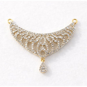 Royal Wing Diamond Necklace Double Kunda Pendant | Savya Jewels | 18-kt-gold