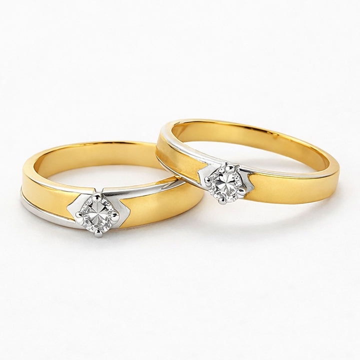 Infinity Flow Diamond Couple Band Set