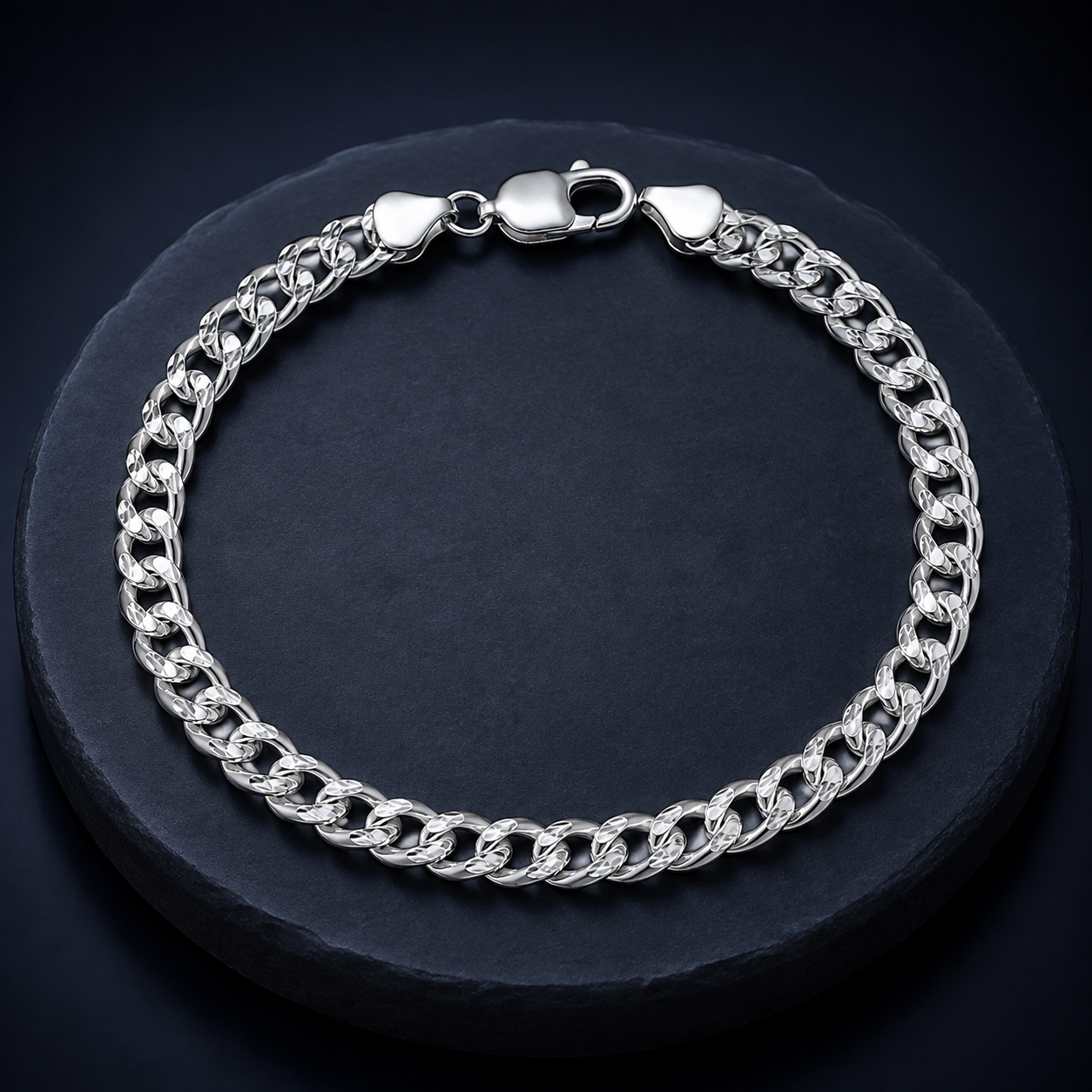 Platinum Men's Chain Bracelet | Pt950 | Savya Jewels