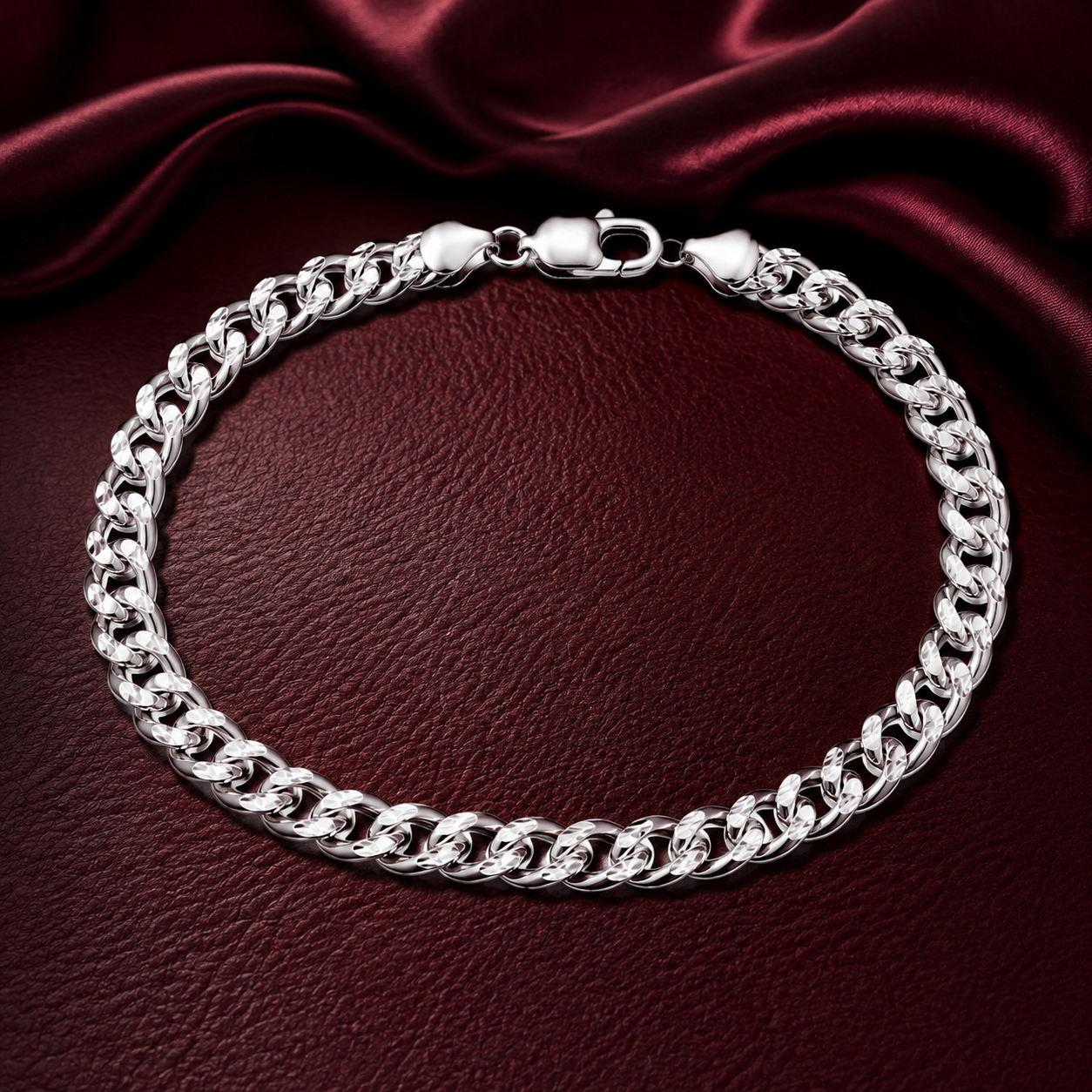 Platinum Men's Chain Bracelet | Pt950 | Savya Jewels