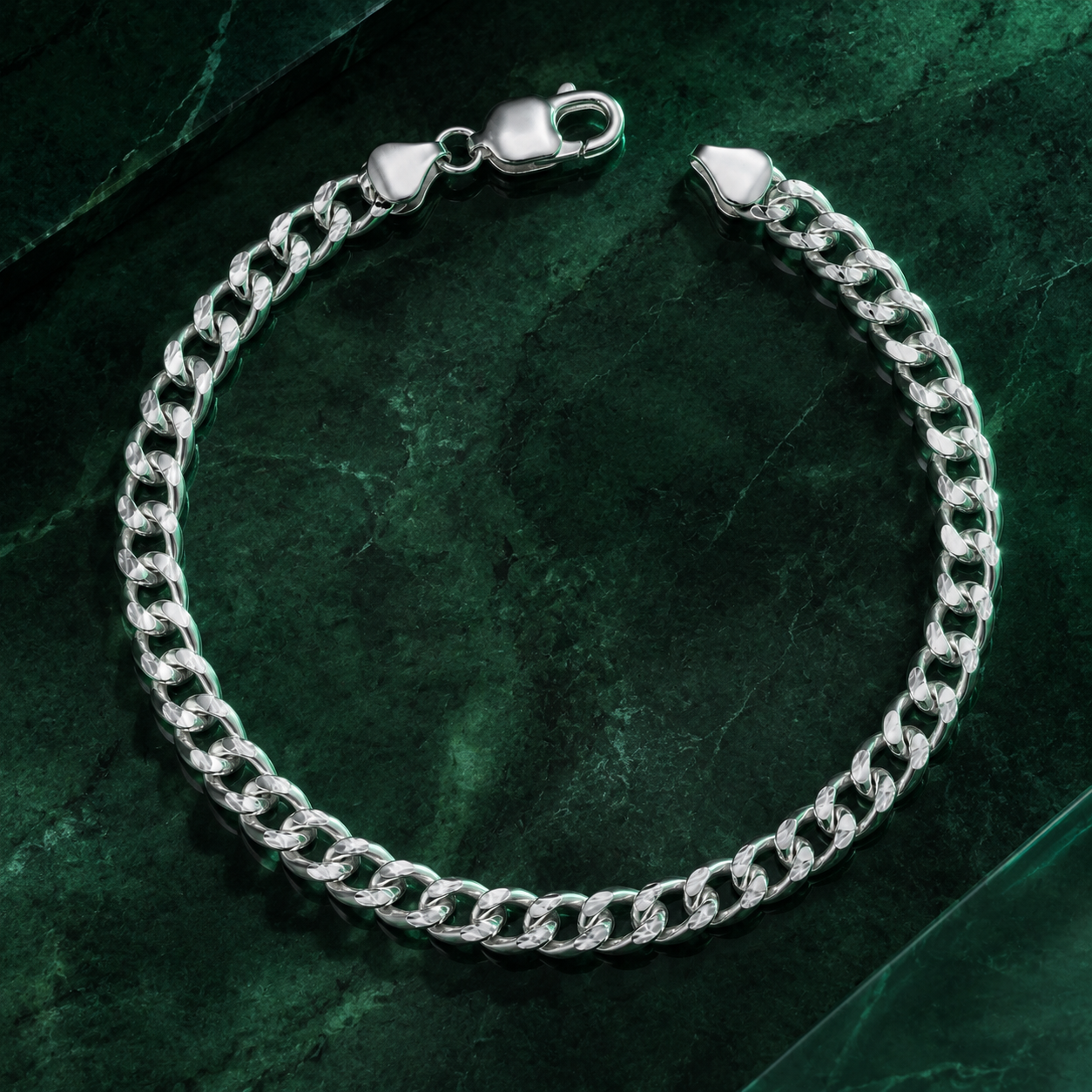 Platinum Men's Chain Bracelet | Pt950 | Savya Jewels