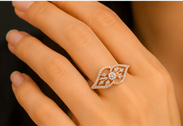 Diamond Dailywear Ring in 14Kt Gold | 0.29 Ct