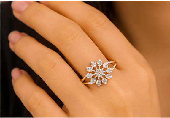 Diamond Dailywear Ring in 14Kt Gold | 0.22 Ct