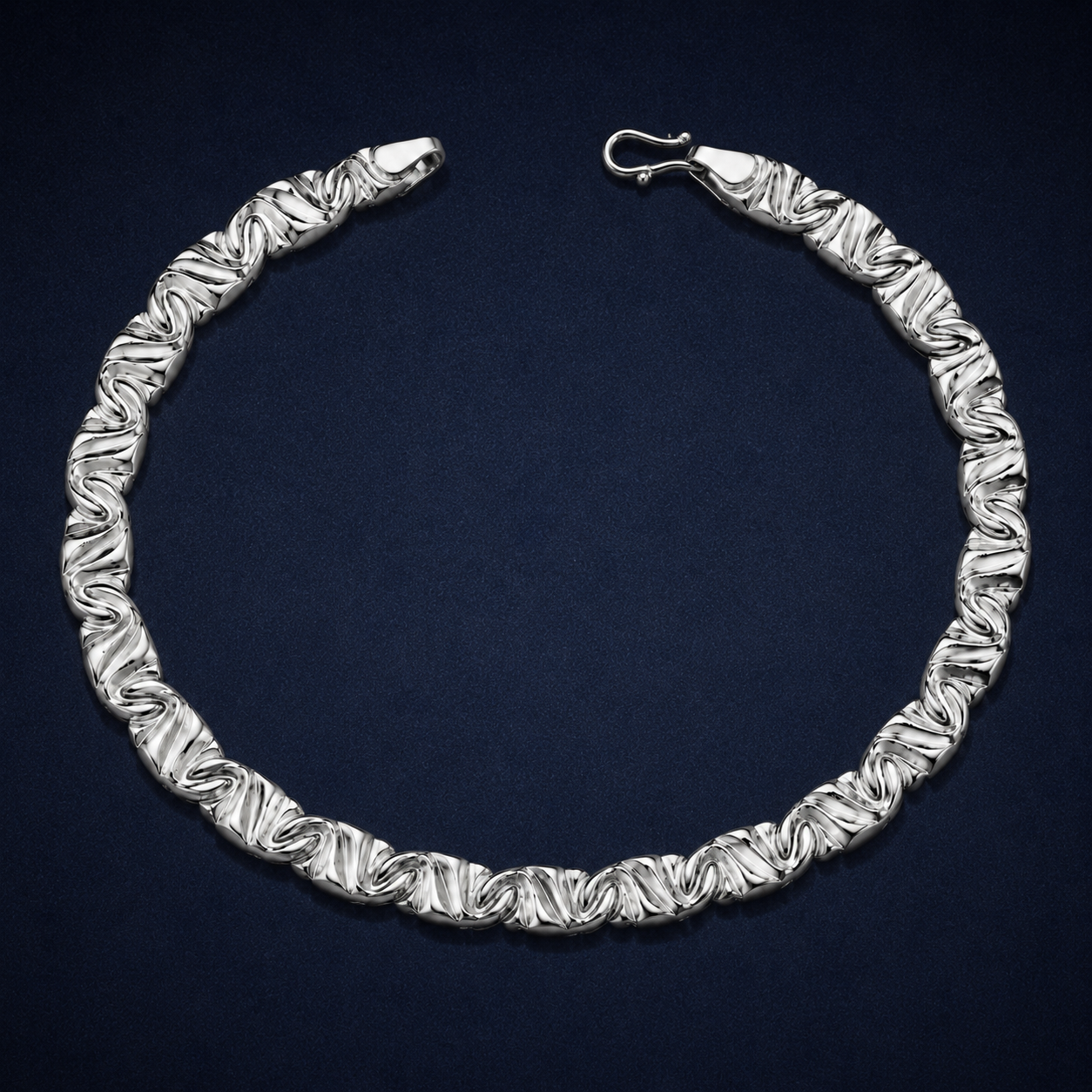 Platinum Men's Chain Bracelet Pt950