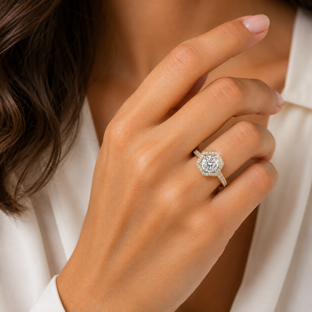 Diamond Solitaire Ring in 18Kt Gold | 0.92 Ct IGI Certified